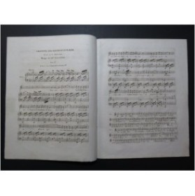 LAGOANÈRE Chantons les Fleurs et le Plaisir Chant Piano ca1840