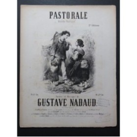 NADAUD Gustave Pastorale Nanteuil Chant Piano XIXe siècle
