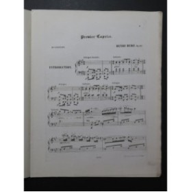 HERZ Henri Premier Caprice op 32 Piano ca1850