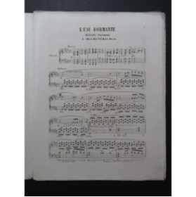 BLUMENTHAL Jacques L'Eau Dormante Piano ca1850