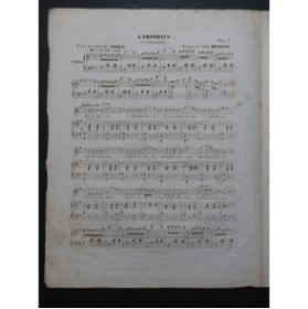 HENRION Paul L'Importun Chant Piano ca1840