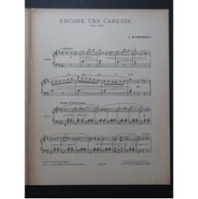 BARBIROLLI Alfredo Encore une caresse Piano 1919