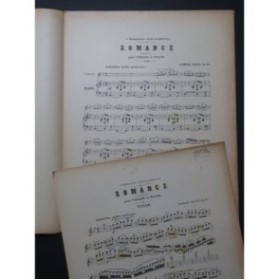 FAURÉ Gabriel Romance en Si b op 28 Violon Piano