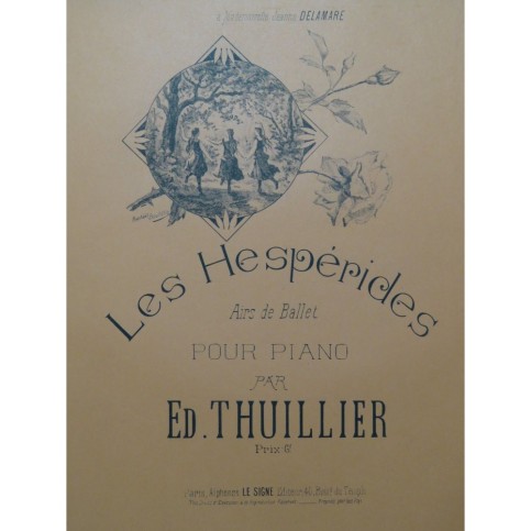 THUILLIER Edmond Les Hespérides Piano