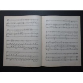 FAURÉ Gabriel Paradis Chant Piano 1907