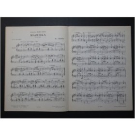 CHOPIN Frédéric Mazurka op 7 No 2 Piano 1959
