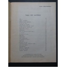 Album Leurs Chansons 24 Pièces Chant Piano 1947