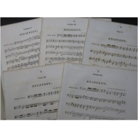 MENDELSSOHN Quintuor Quintet op 87 Violons Altos Violoncelle 1850