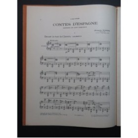 TURINA Joaquin Contes d'Espagne op 20 Série 1 Piano 1929