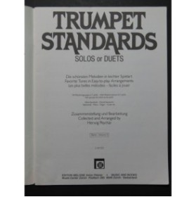 Trumpet Standards Solos or Duets Volume No 3 24 Pièces Trompette 1986