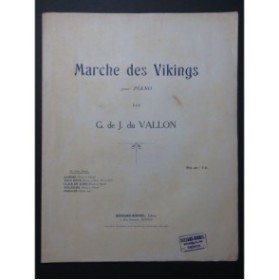 DE J. DU VALLON G. Marche des Vikings Piano