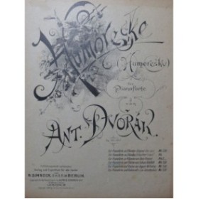 DVORÁK Antonin Humoreske op 101 No 7 Violon Piano 1905