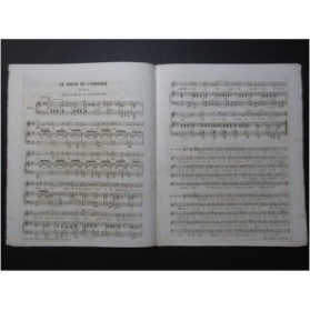 BOULARD J. B. Le chien de l'aveugle Chant Piano XIXe siècle