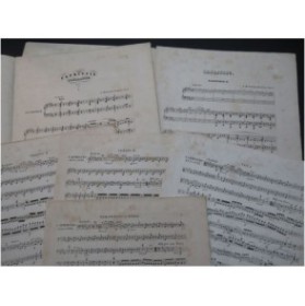 MENDELSSOHN Capriccio Brillant op 22 2 Pianos 4 mains Quintuor ca1830