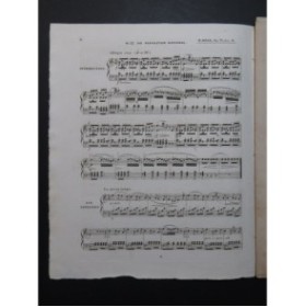 HERZ Henri Récréations Musicales Suite op 71 No 8 Piano XIXe