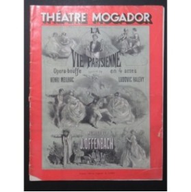 OFFENBACH Jacques La Vie Parisienne Programme Théâtre Mogador 1931