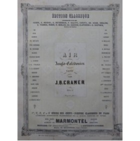 CRAMER J. B. Air Anglo-Calédonien Piano ca1860