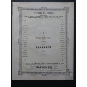 CRAMER J. B. Air Anglo-Calédonien Piano ca1860
