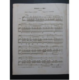 CLAPISSON Louis Pensez à moi Chant Piano ca1840