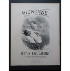 DARTHU Paul Mignonne Nanteuil Chant Piano XIXe siècle