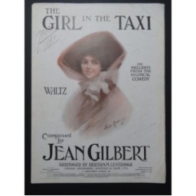 GILBERT Jean The Girl in the Taxi Piano 1911