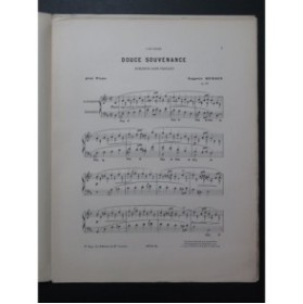 DUBOIS A. Douce Souvenance Piano ca1903