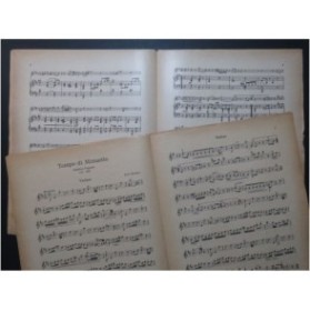 PUGNANI Gaetano Tempo di Minuetto Violon Piano 1911