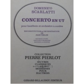 SCARLATTI Domenico Concerto en Ut Hautbois Piano 1981