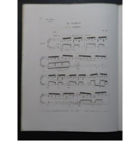 SCHUBERT Franz Le Pêcheur Piano ca1845