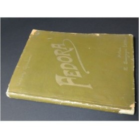 GIORDANO Umberto Fedora Opéra Piano Chant 1902