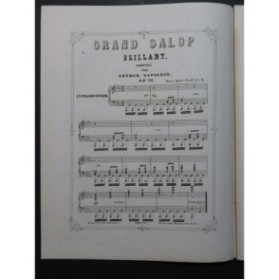 NAPOLEON SPINDLER TEDESCO TAUBERT Pièces pour Piano ca1857