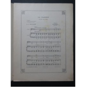 HAENDEL G. F. La Passion Fille de Sion Chant Piano 1902