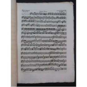 CIMAROSA Domenico Grandi ever son le tue pene Chant Orchestre 1790
