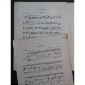 SCHUBERT Franz L'Abeille Die Biene Violon Piano