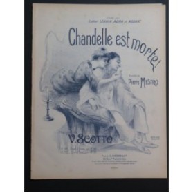 SCOTTO Vincent Chandelle est morte ! Chant Piano 1907