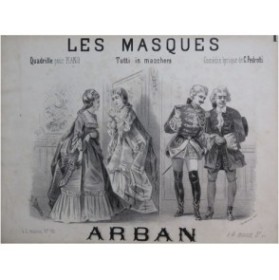 ARBAN Les Masques Piano ca1870