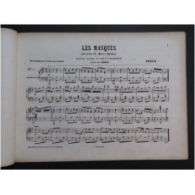 ARBAN Les Masques Piano ca1870