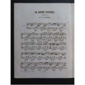 SENGEL Emma La Reine d'Angleterre Piano ca1855
