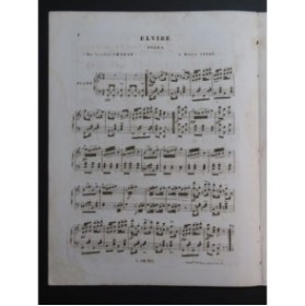 CHANAT Eugène Elvire Piano ca1850