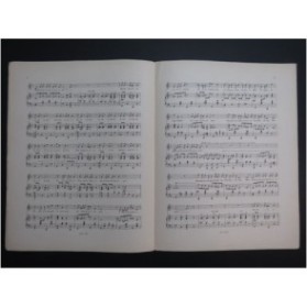 BERGER Rodolphe Moto Girl Chant Piano 1904
