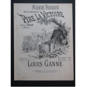 GANNE Louis Père la Victoire Piano 1880