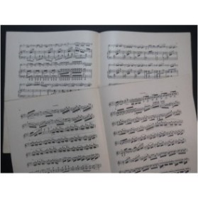 DE BÉRIOT Charles Grande Valse de Concert op 119 Violon Piano ca1906