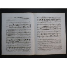 DUFRESNE Alfred Sous la Tonnelle Chant Piano ca1850