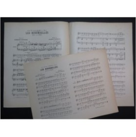 LEMAIRE Gaston Les Hirondelles Chant Piano ca1903