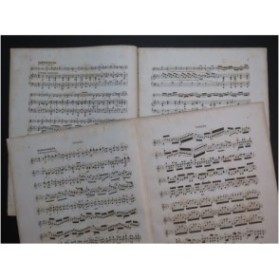BIBER H. J. F. Sonate C moll Piano Violon ca1867