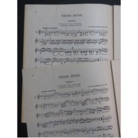 KALLIWODA J. W. Trois Duos op 179 pour deux Violons