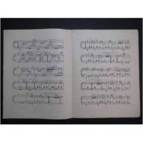LISZT Franz Valse Caprice d'après F. Schubert Piano XIXe
