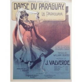 VALVERDE J. fils Danse du Paraguay Piano 1907