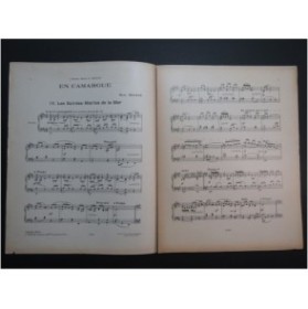 DELMAS Marc En Camargue No 4 Les Saintes Maries de la Mer Piano 1929