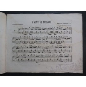 ETTLING Émile Halte de Zouaves Piano ca1850